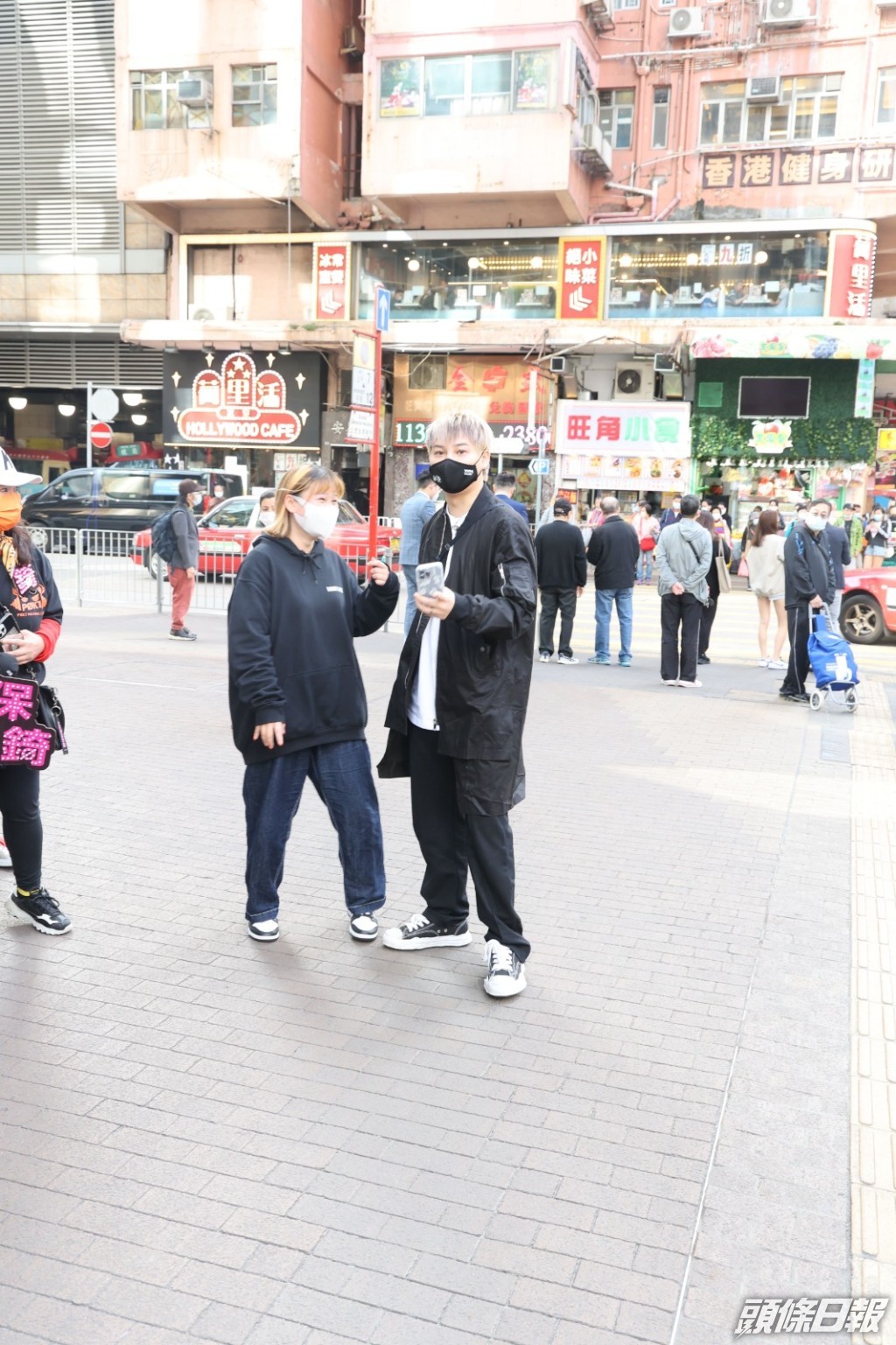 保錡驚喜現身旺角。